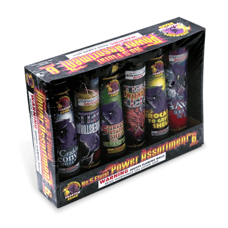A-036 - #5 Floral Power Pack Assortment, 6 pack