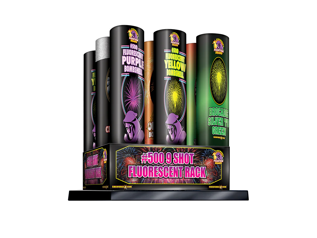 G-682 - #500 9 Shell Fluorescent Rack