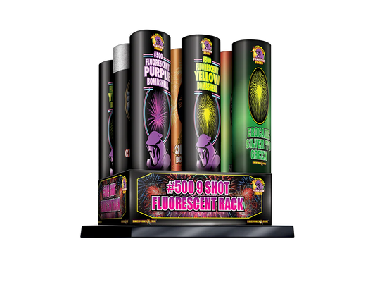 G-682 - #500 9 Shell Fluorescent Rack