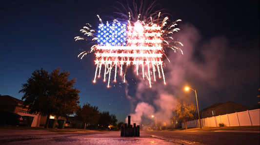 K-010 - Choose your Flag - Aerial Fireworks Display Flag of Any Country