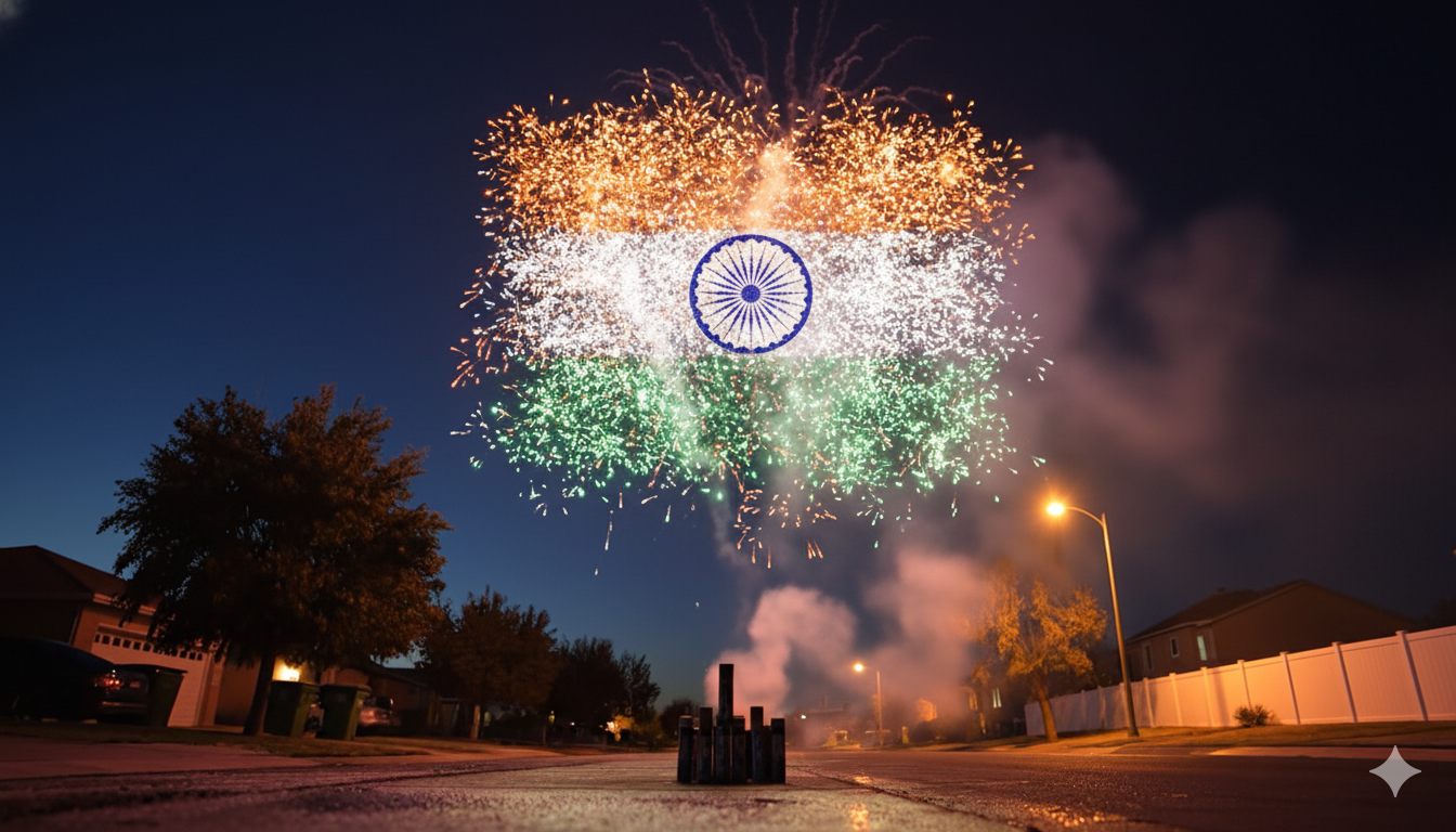 K-010 - Choose your Flag - Aerial Fireworks Display Flag of Any Country