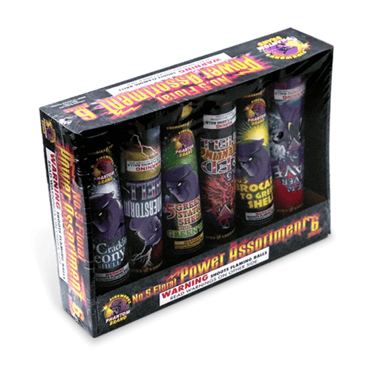 A-036 - #5 Floral Power Pack Assortment, 6 pack