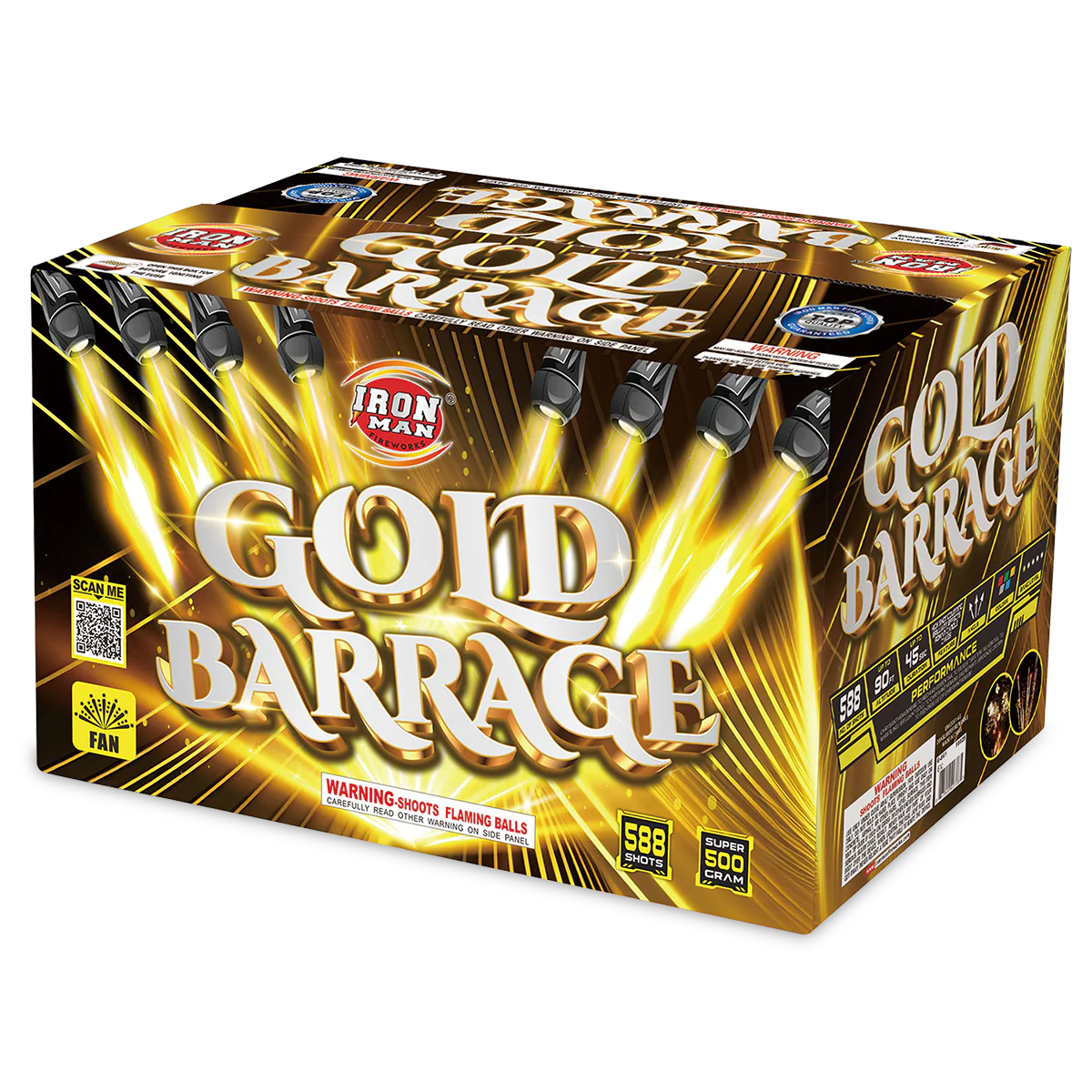 G-861 - Gold Barrage, 588 Shot