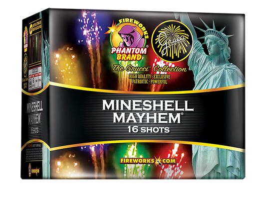 G-016 - Grucci Mineshell Mayhem, 16 Shot