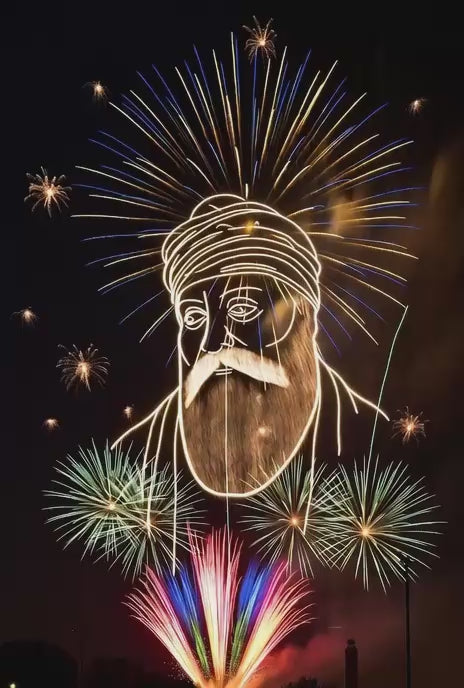 K-020 - Choose your Picture - Aerial Fireworks Display of your Selected Picture